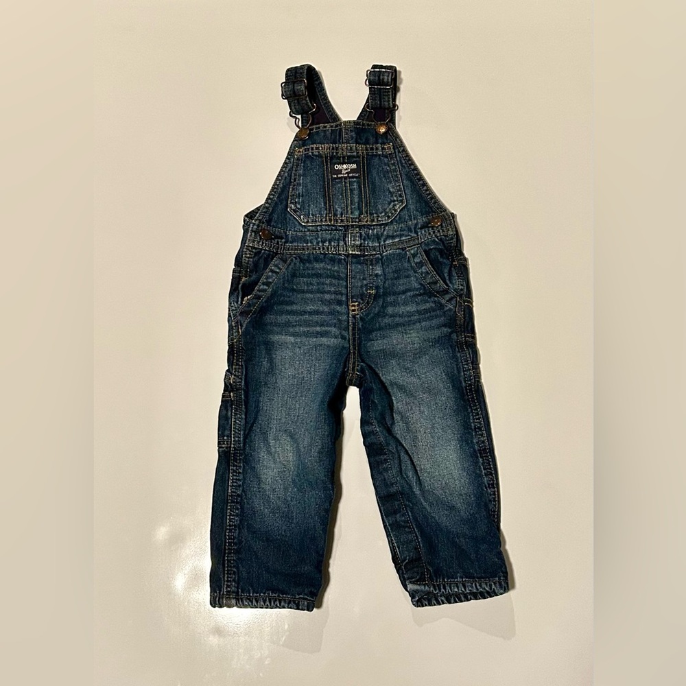 OshKosh B'gosh Classic Insulated Denim Kids Overalls, 18M